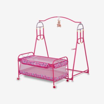 B-04 Pink Crib and Stand RS